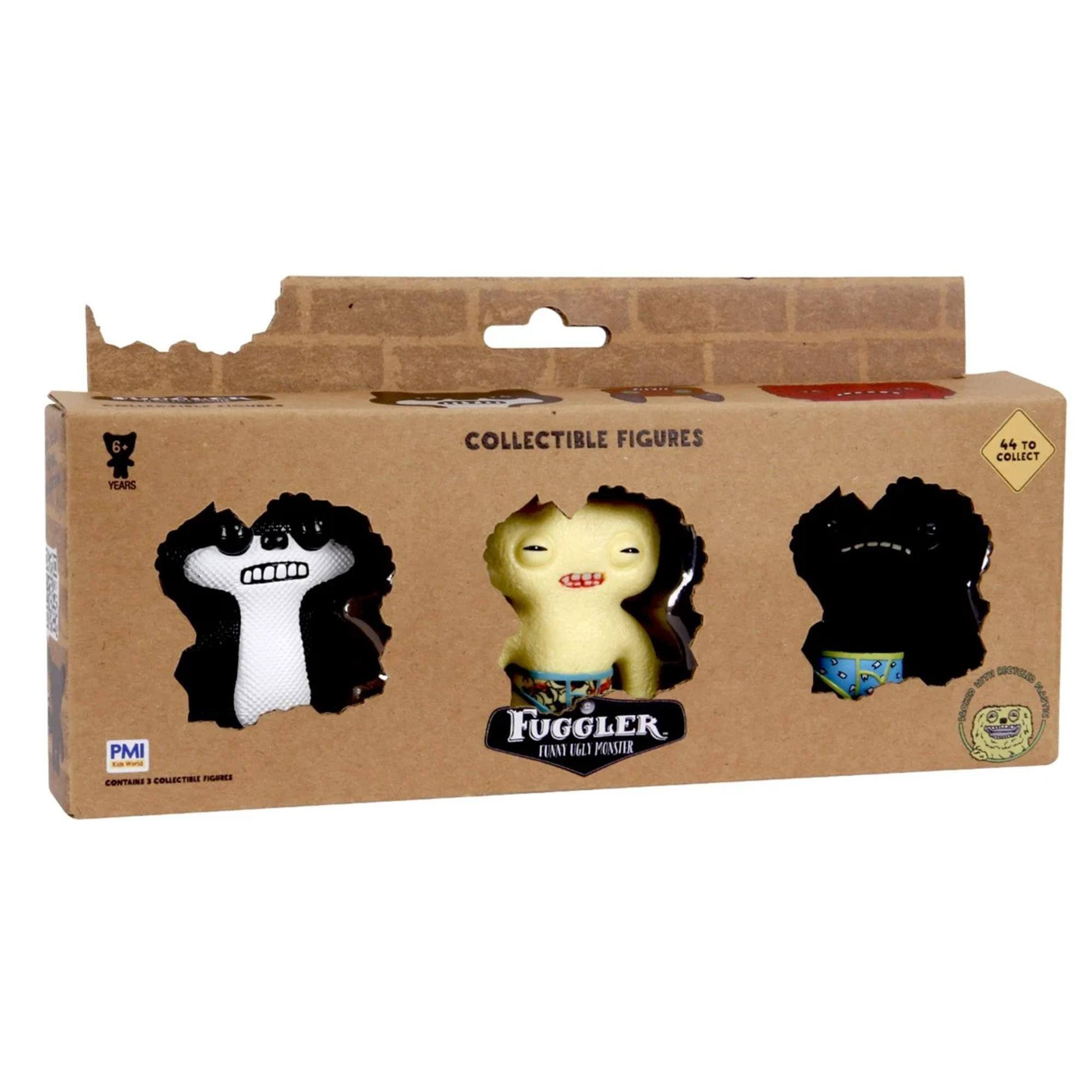 6+ COLLECTIBLE FIGURES  
44 TO COLLECT  

PMI - CONTAINS 3 COLLECTIBLE FIGURES  

FUGGLER  
FUNNY GIRL PANSHER  

COLLECTIBLE FIGURES