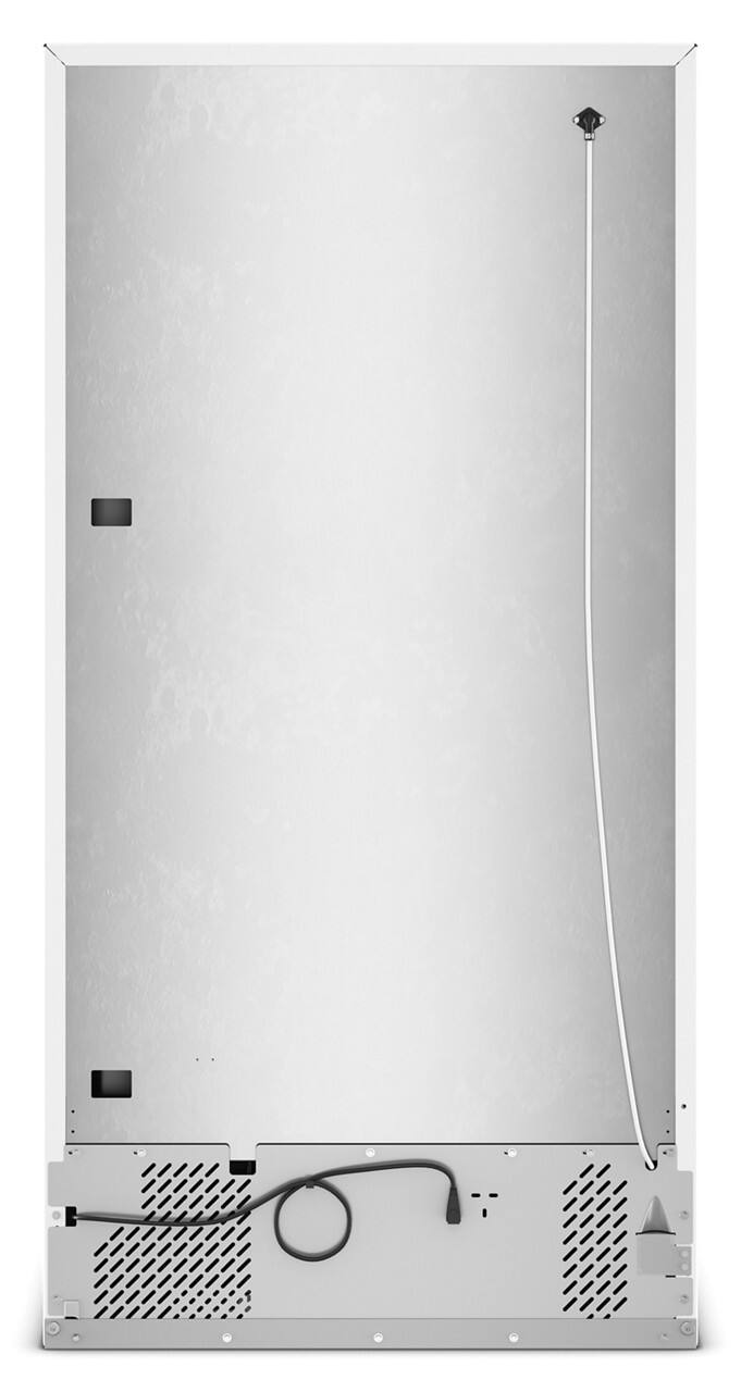 Back. Amana - 21.3 Cu. Ft. Top-Freezer Refrigerator With Dual Crisper Drawers - White.
