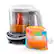 Front. Baby Brezza - Deluxe Baby Food Maker - White/Black/Orange.