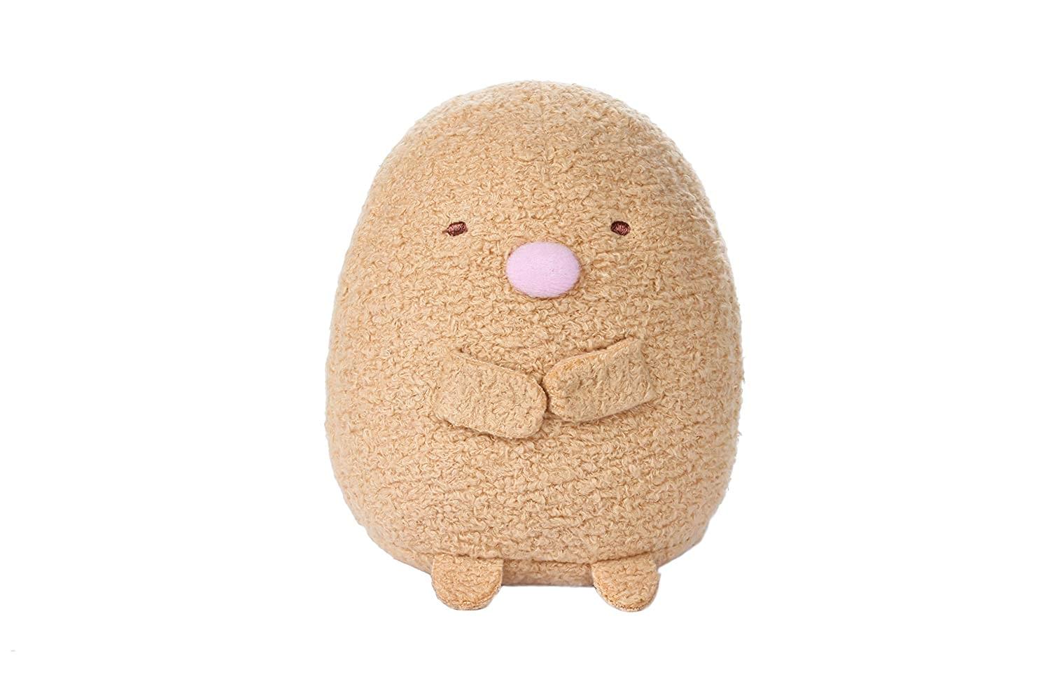 Front. Sumikkogurashi - Sumikko Gurashi 4 Inch Plush - Tonkatsu Pork Cutlet - Cream.