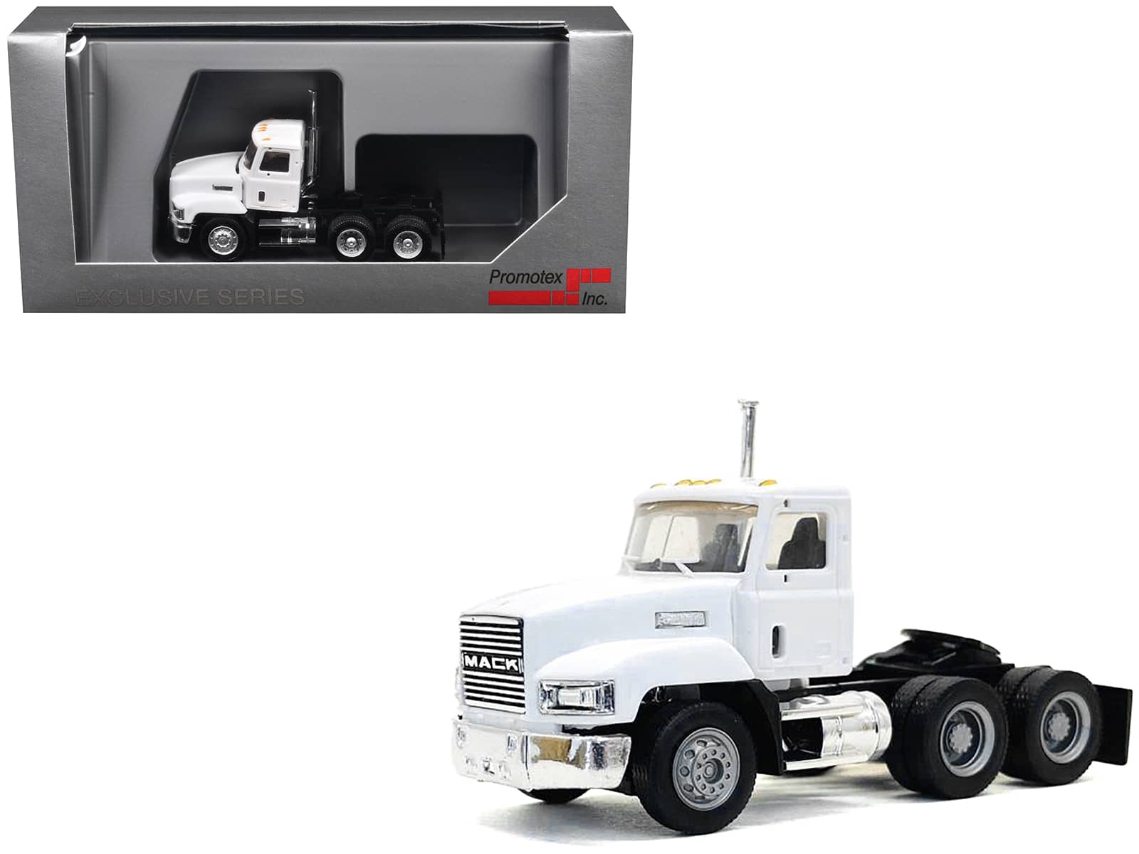 Mack 603 Short Day Cab White 1/87 (HO) Plastic Model Car by Promotex price history on PriceWatchPro