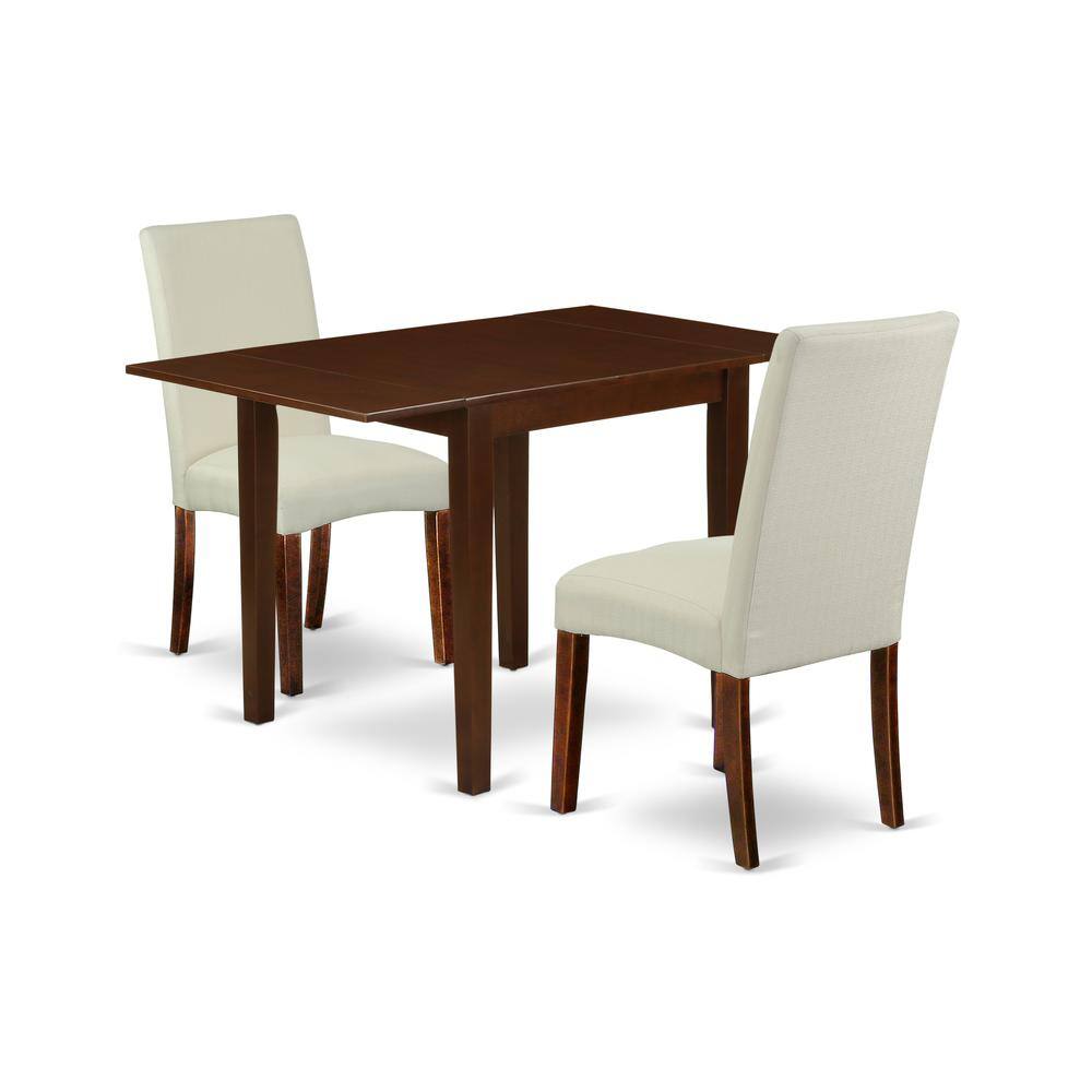 Left. East West Furniture - Dining Room Set Mahogany - Brown.
