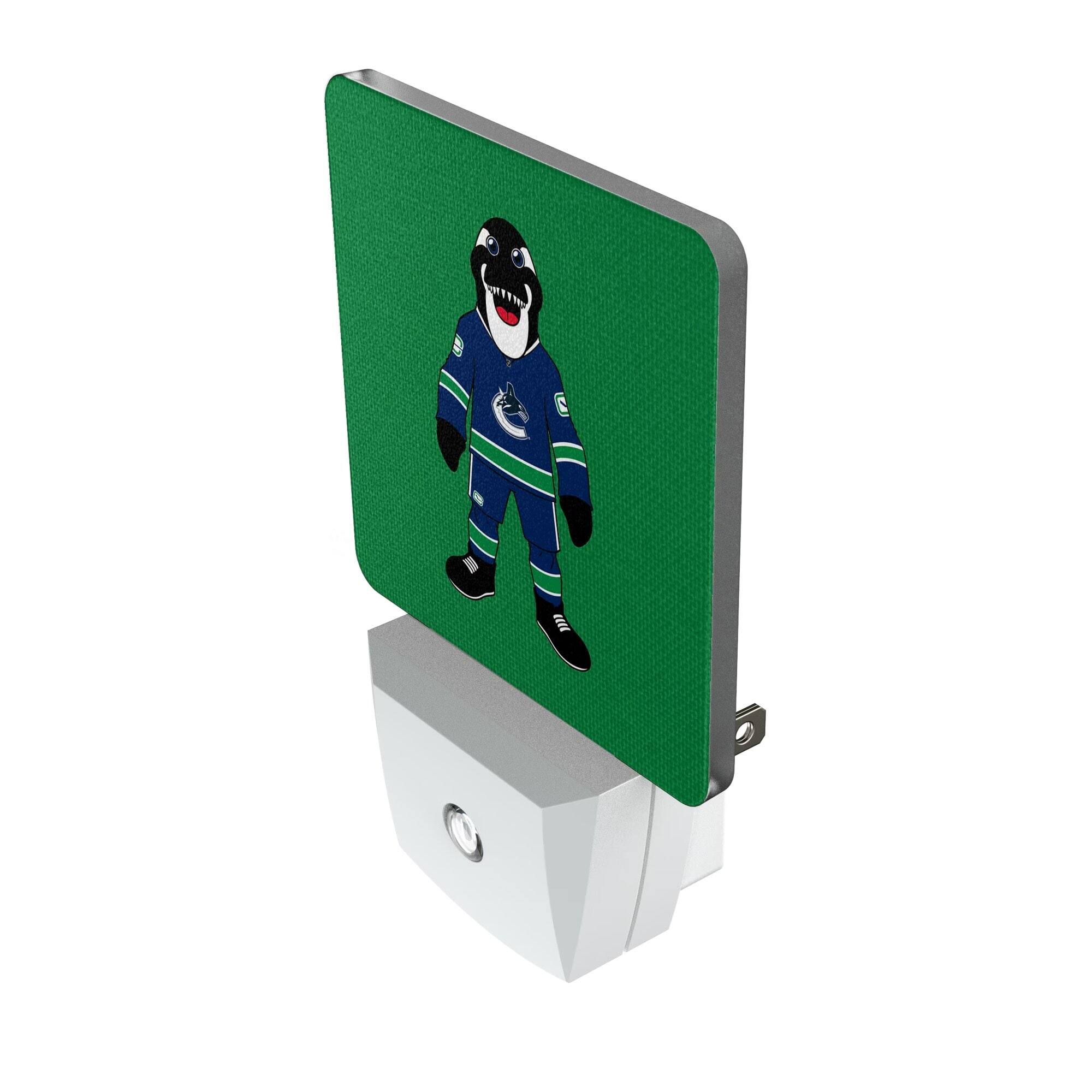 Alt View 1. Keyscaper - Vancouver Canucks 2-Pack Solid Design Mascot Nightlight Set - White.