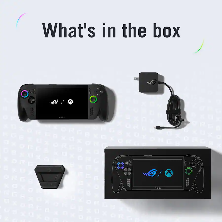What's in the box
- ROG Xbox Controller
- USB-C Cable
- ROG Xbox Controller Box