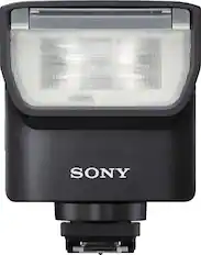 Front. Sony - GN28 Wireless Radio Control External Flash - Black.