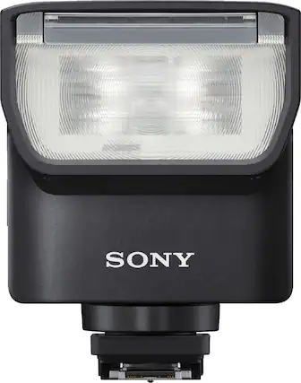 Front. Sony - GN28 Wireless Radio Control External Flash - Black.
