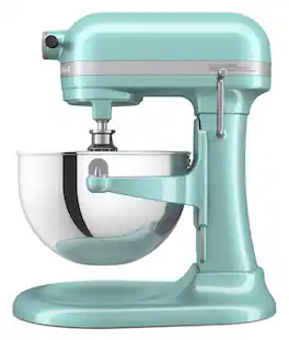 KitchenAid - Refurbished Excellent - 5.5 Quart Bowl-Lift Stand Mixer, RKSM55 - Mineral Water Blue