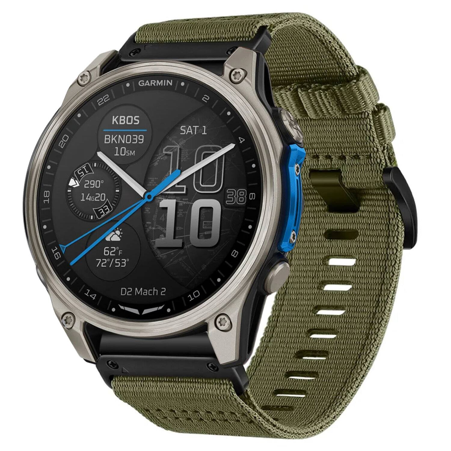 GARMIN  
KBOS  
SAT 1  
BKN039  
10SM  
290°  
14G20  
33  
62°F  
72/53  
D2 Mach 2