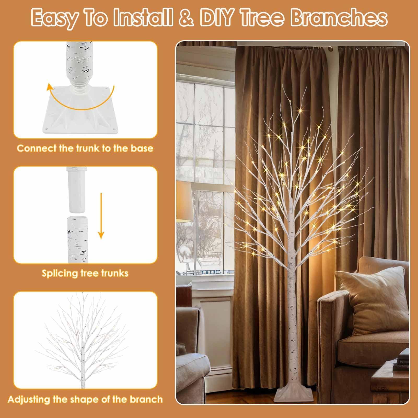 Easy To Install & DIY Tree Branches

- Connect the trunk to the base
- Splicing tree trunks
- Adjusting the shape of the branch