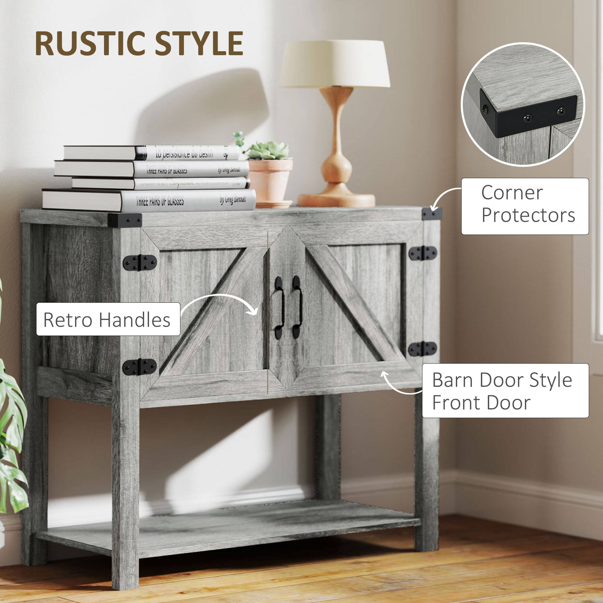 RUSTIC STYLE
Corner Protectors
Retro Handles
Barn Door Style Front Door