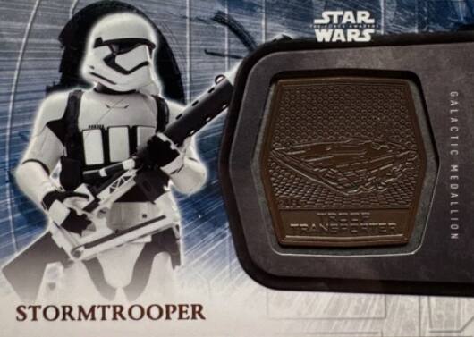 STAR WARS  
TROOPER RANGPORTER  
GALACTIC MEDALLION  
STORMTROOPER