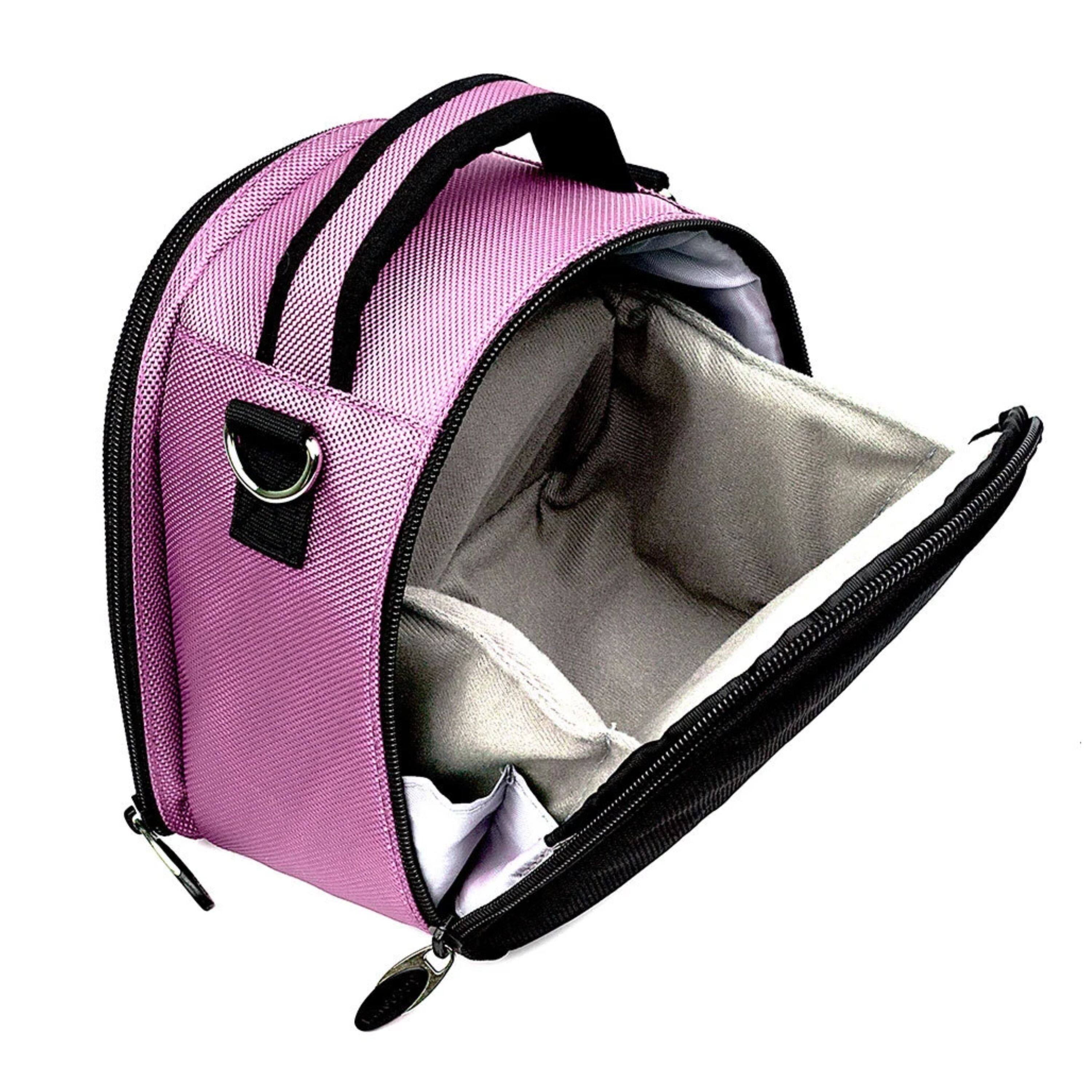 Alt View 1. Kitcheniva - Small DSLR Camera Shoulder Bag Case For Canon EOS Rebel Baby Pink - Baby Pink.