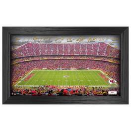Highland Mint - Kansas City Chiefs 12" x 20" 2024 Signature Gridiron Panoramic Framed Photo - Multicolor