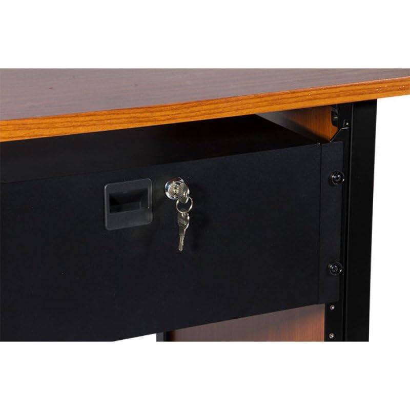 Alt View 8. On Stage Stands - OnStage RDLS4000 4U Locking Rack Drawer, Shallow (RDLS 4000) , Black - Black.