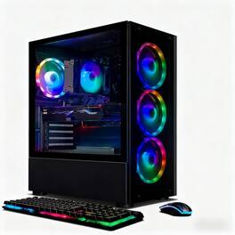 STGAubron - Gaming Desktop PC, AMD Ryzen 5 2600 up to 3.9G, GeForce RTX 2060 6G, 16G DDR4, 512G SSD, WiFi 6, Win11H - Black