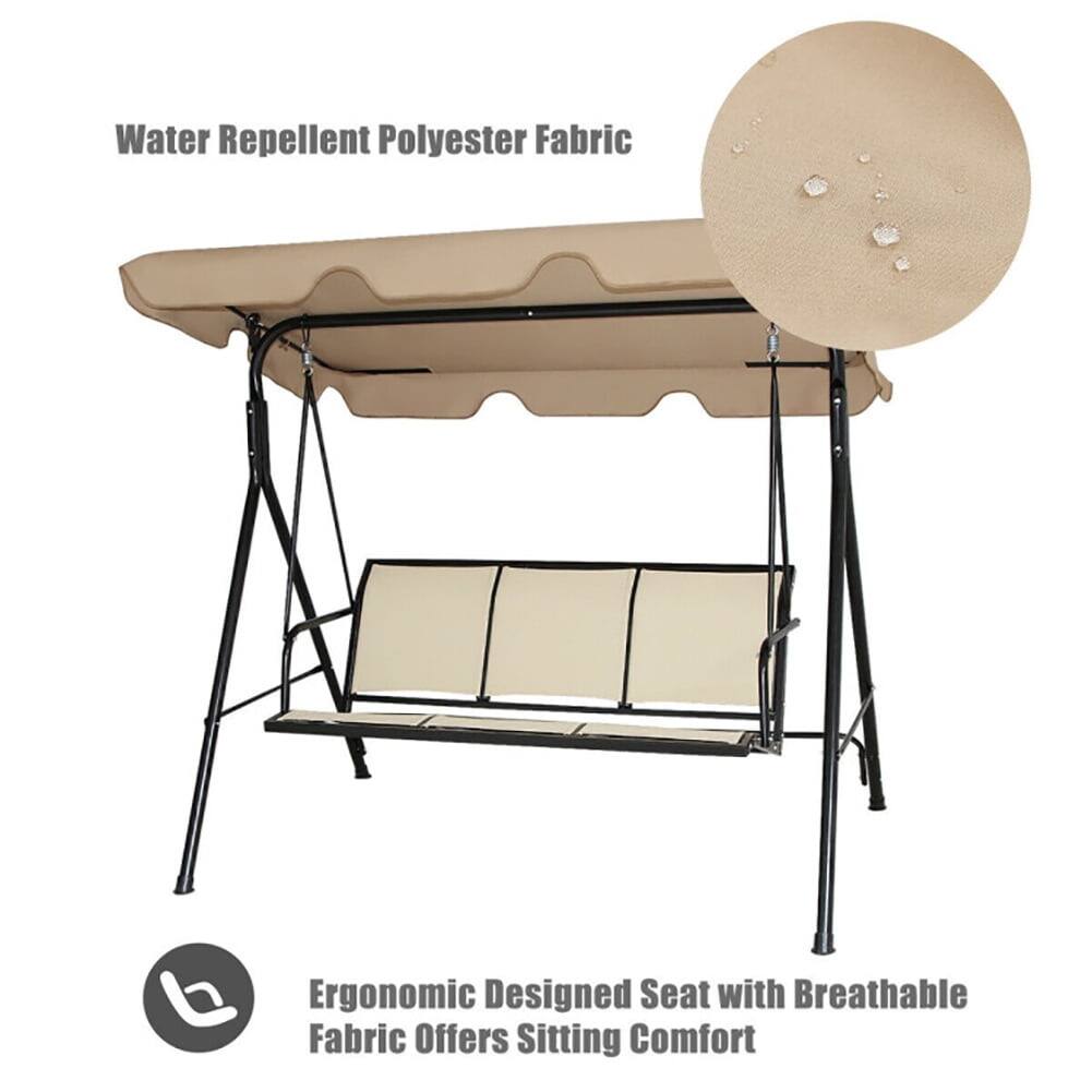 Water Repellent Polyester Fabric  
Ergonomic Designed Seat with Breathable Fabric Offers Sitting Comfort