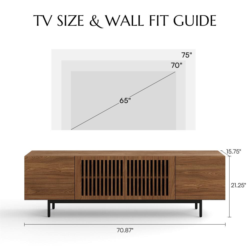 TV SIZE & WALL FIT GUIDE

75"  
70"  
65"  

15.75"  
21.25"  
70.87"