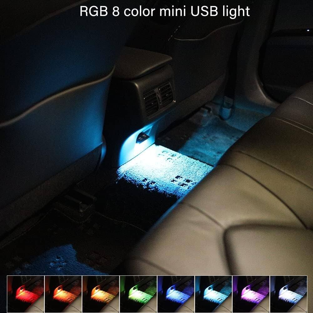 RGB 8 color mini USB light