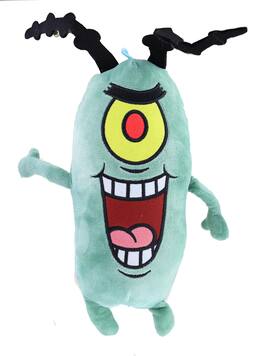 Johnny's Toys - Nickelodeon Spongebob Squarepants 10 Inch Plush | Plankton - Green
