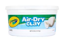 Crayola - Air-Dry Clay Bucket, 2.5 lbs, (57-5050) - White