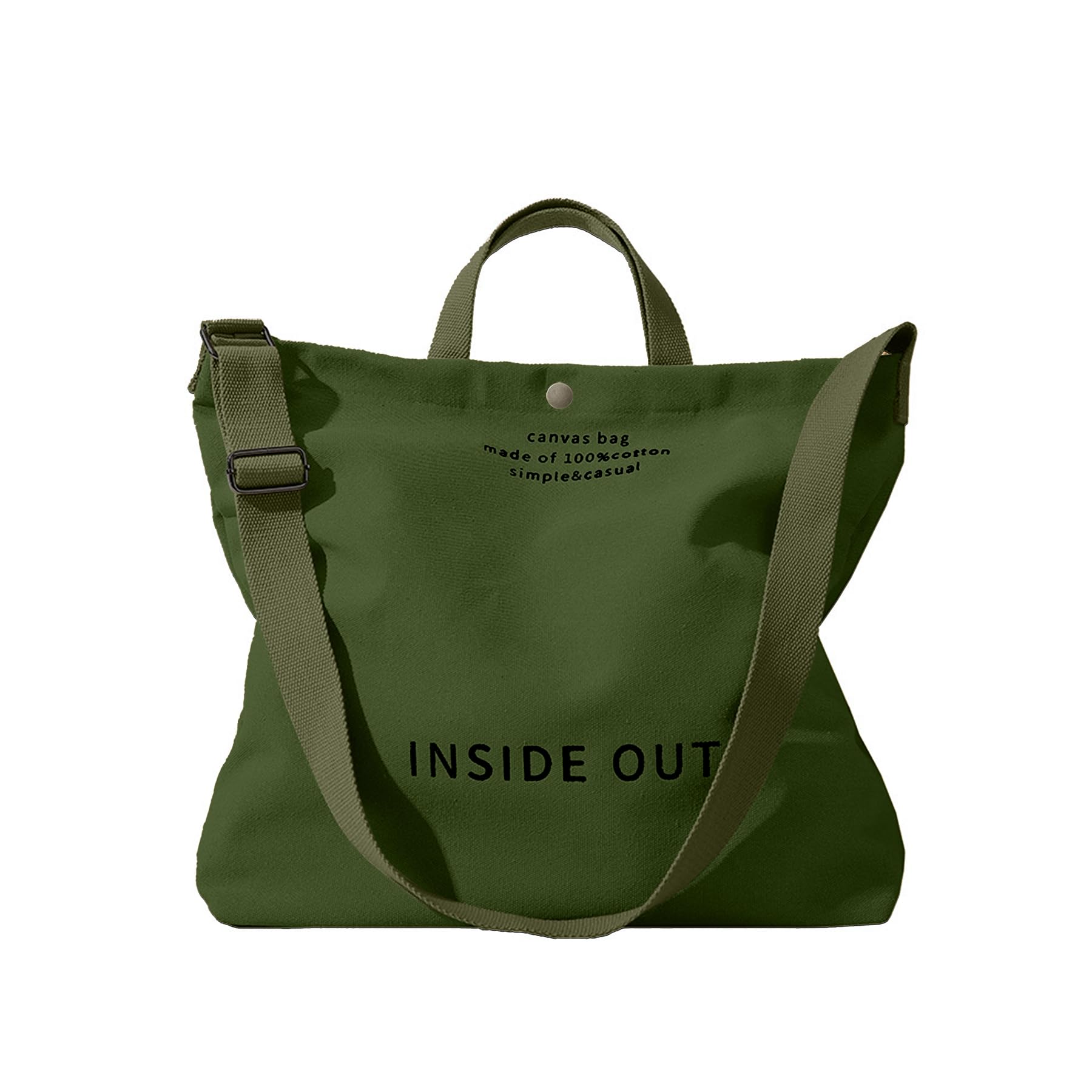 Canvas bag made of 100% cotton  
simple & casual  

INSIDE OUT