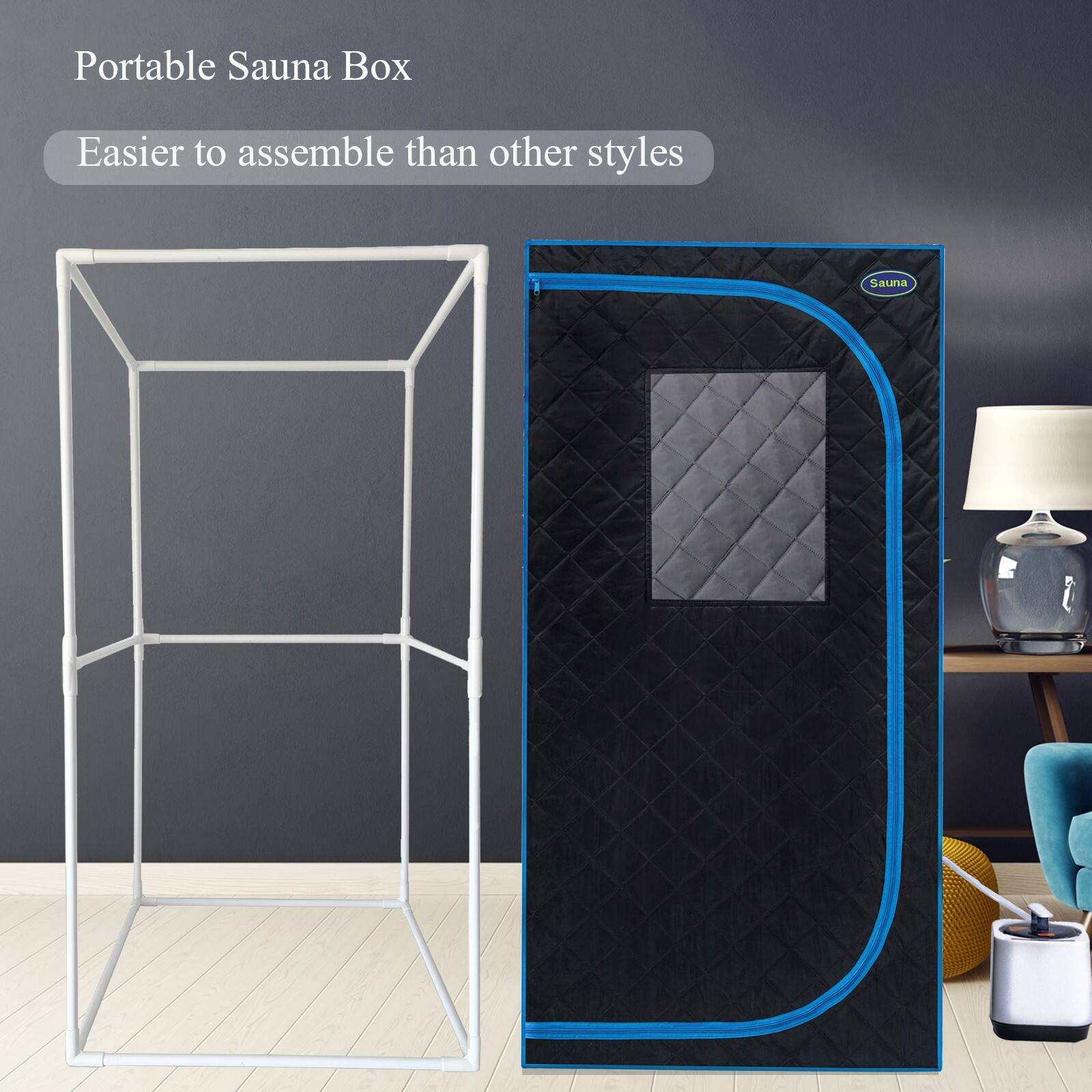 Portable Sauna Box

Easier to assemble than other styles