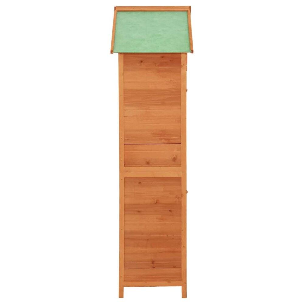 Alt View 1. vidaXL - Outdoor Cabinet Wood - Brown.