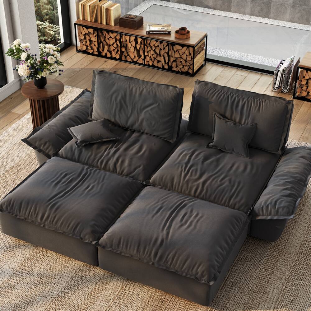 Gray Suede Fabric