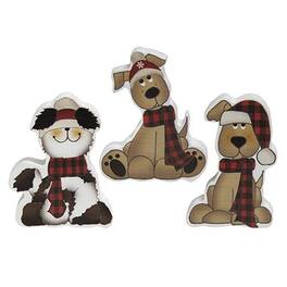 BreeBe - Chunky Christmas Puppy 3 Asstd - Multicolor