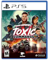 PS5
JOHN CARPENTER'S TOXIC COMMANDO
MATURE 17+ ESRB
SABER FOCUS ENTERTAINMENT