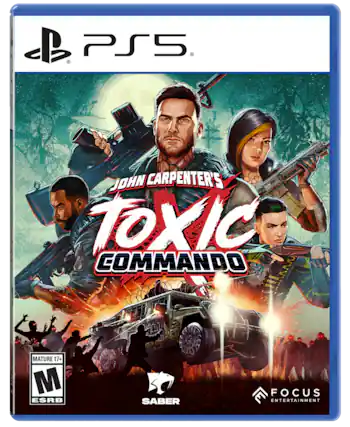 PS5
JOHN CARPENTER'S TOXIC COMMANDO
MATURE 17+ ESRB
SABER FOCUS ENTERTAINMENT - M (Mature 17+)