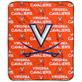 Pegasus - Virginia Cavaliers 50" x 60" Repeat Wordmark Fleece Blanket - Multicolor