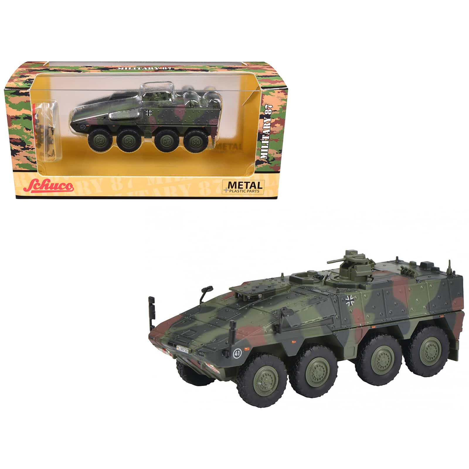 "Tpz. Tank Boxer ""German Army"" Green Camouflage 1/87 (HO) Scale Diecast Model Car by Schuco" price history on PriceWatchPro