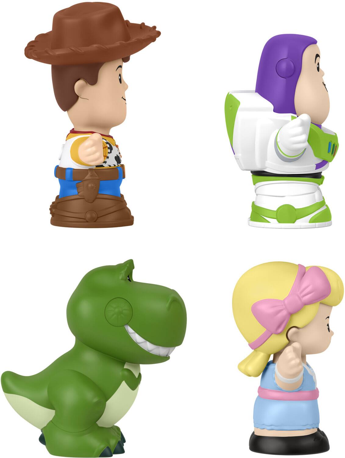 Alt View 4. Fisher Price - Fisher Price - Little People Toy Story Figure 4-Pack (Disney/PIXAR)   - COLLECTIBLES - Multicolor.
