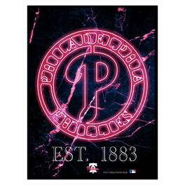 Fan Creations - 12'' x 16'' Framed Circle Logo Print - Black