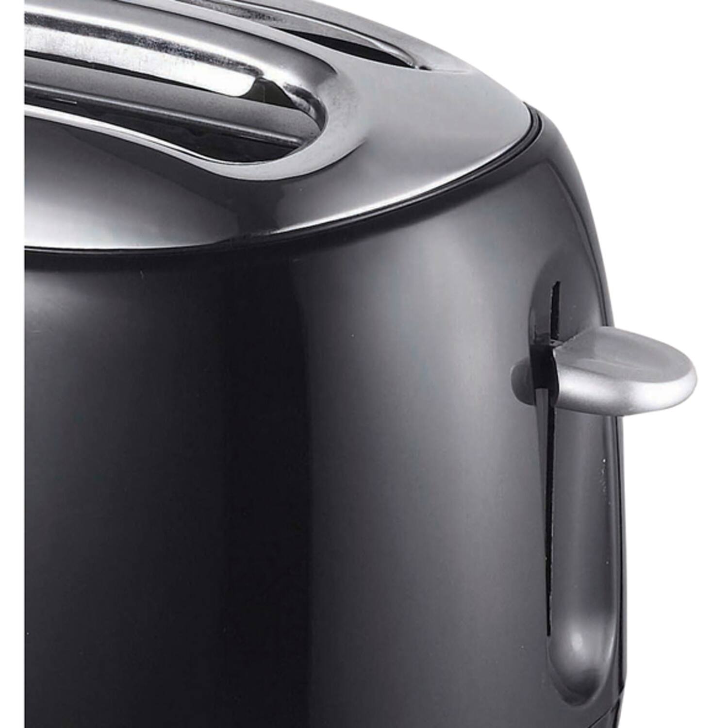 Alt View 5. Brentwood - Brentwood Cool Touch 2-Slice Extra Wide Slot Retro Toaster in Black - Black.