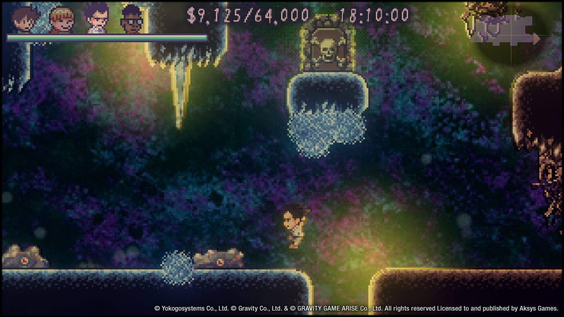 $9,125/64,000 18:10:00
Yokogosystems Co., Ltd. © Gravity Co., Ltd. & © GRAVITY GAME ARISE Co., Ltd. All rights reserved. Licensed to and published by Aksys Games.