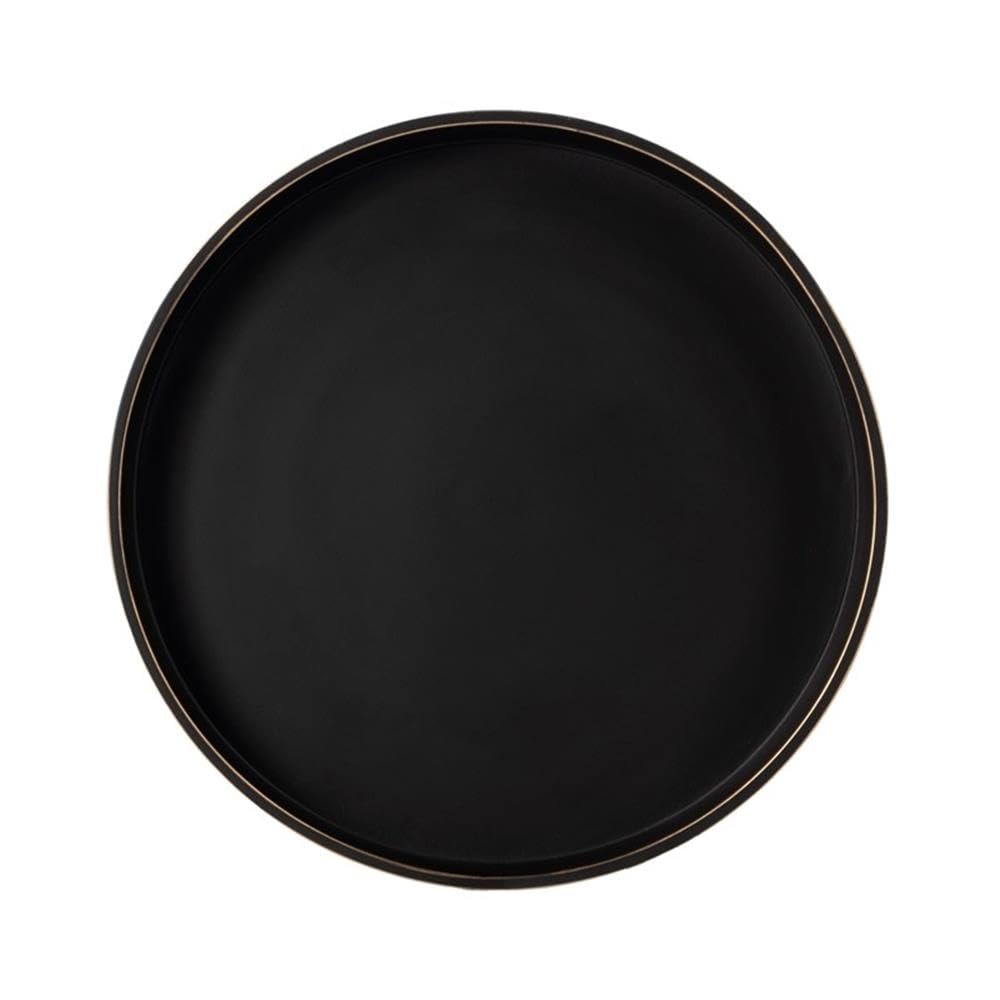 Back. Butler Specialty - Monique Large Pedestal Side Table - Black.