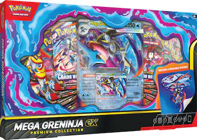 Pokémon Trading Card Game: Mega Greninja ex Premium Collection 10 Pokémon Trading Card Game: Mega Greninja ex Premium Collection 10