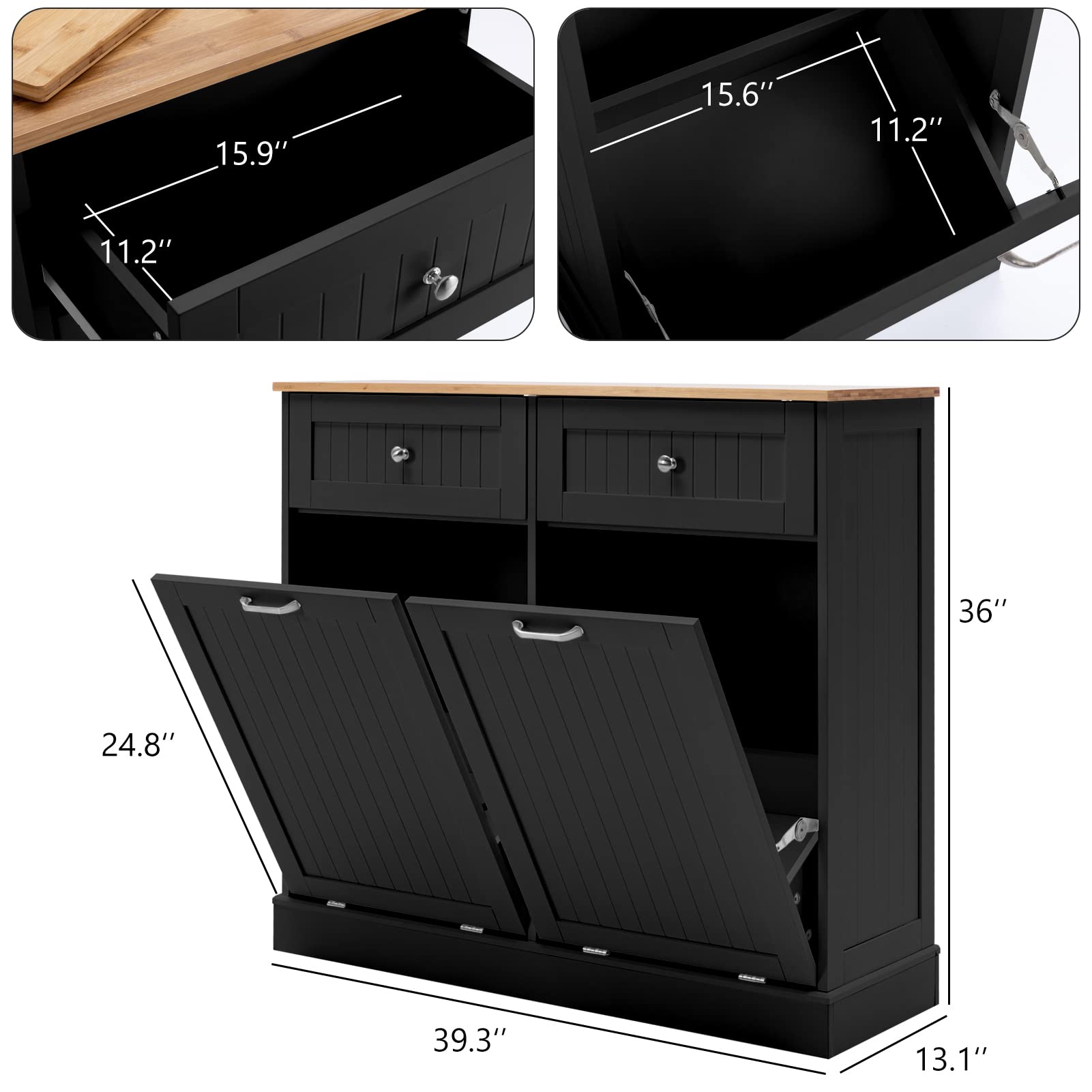 15.9"  
15.6"  
11.2"  
11.2"  
36"  
24.8"  
39.3"  
13.1"