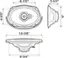 Alt View 11. Pioneer - 6" x 9" 3-way Coaxial Speakers (Pair) - Black.