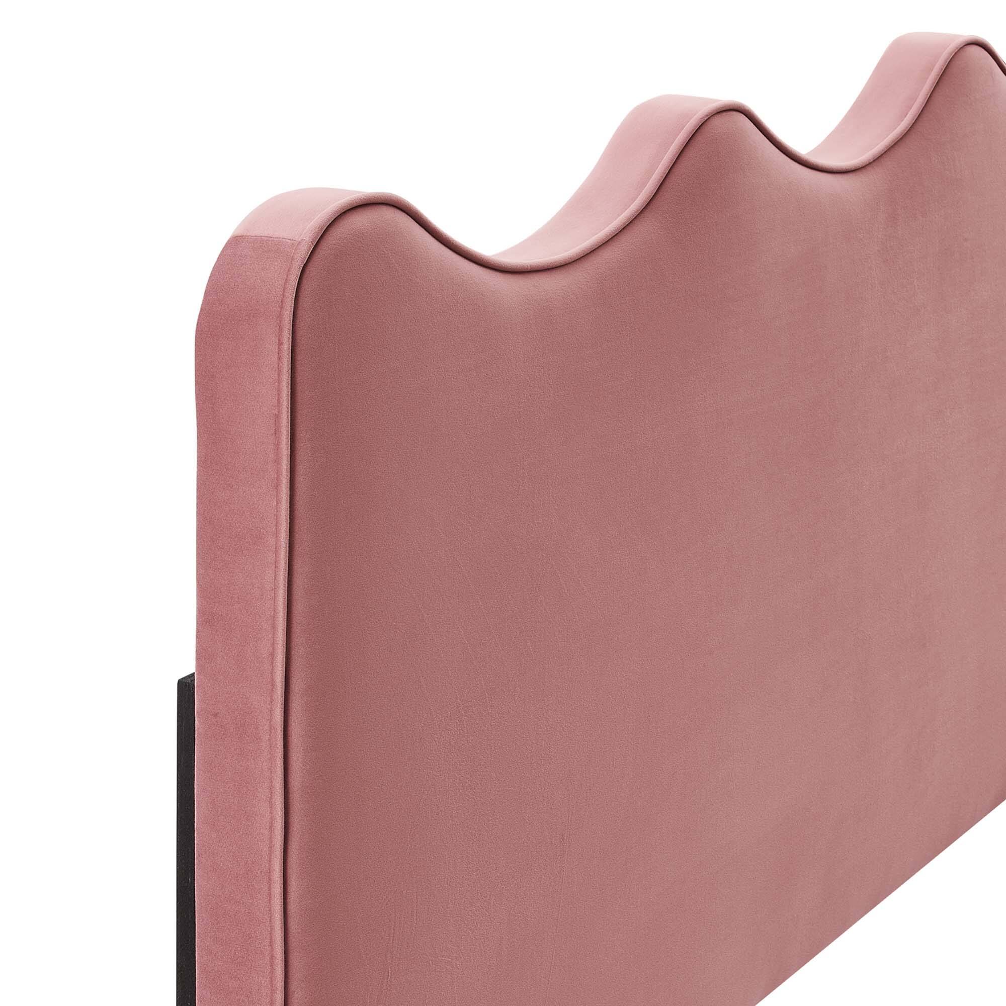Back. Modway - Athena Performance Velvet Twin Headboard by Modway - Red.