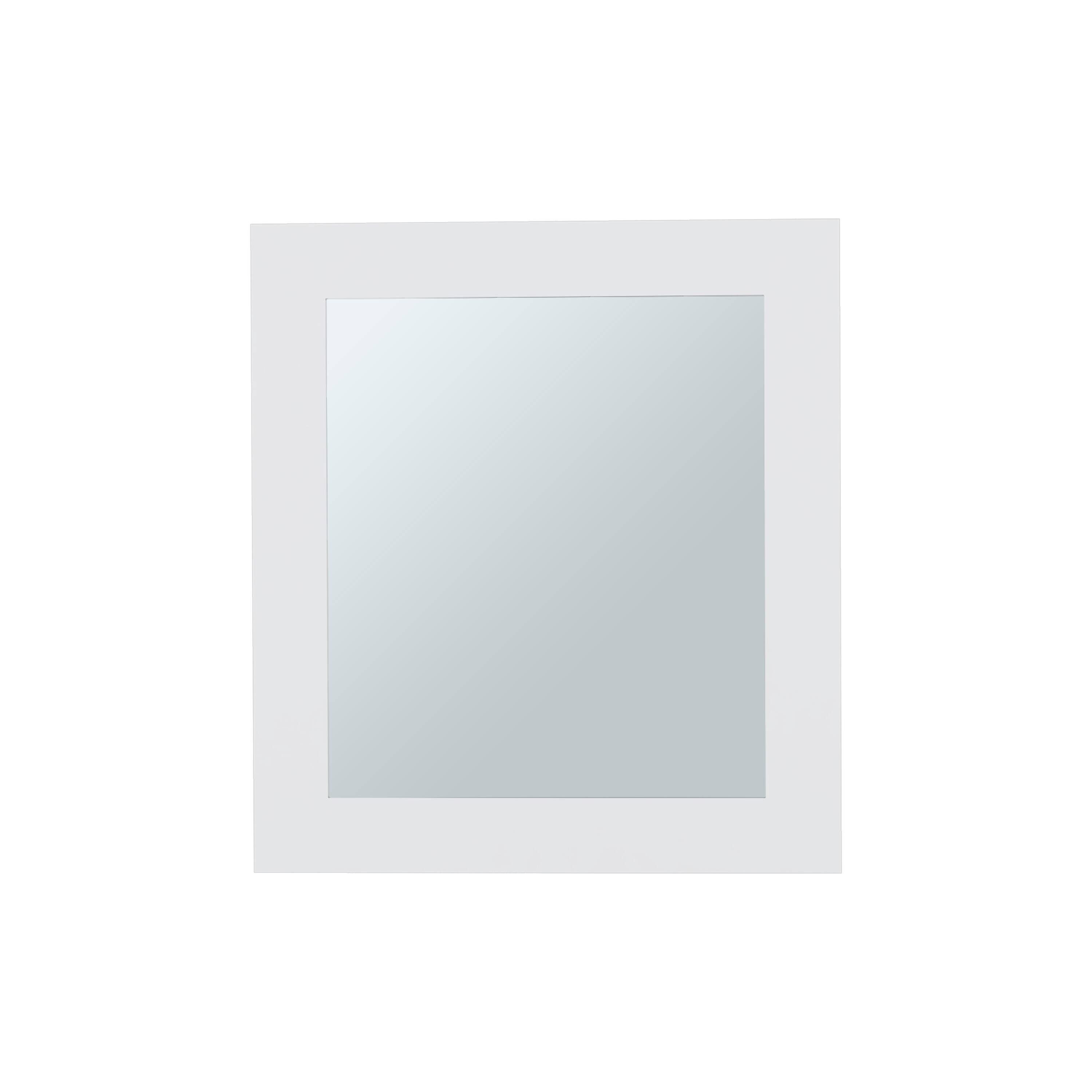 TuHome - Luma Medicine Cabinet With Mirror Doorm High Cabinet Organizer With Two Interior Shelves For Bathroom - White
