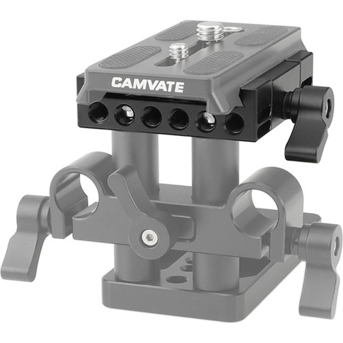 Alt View 5. CAMVATE - CAMVATE Manfrotto-Style Quick Release Adapter Baseplate for Manfrotto 577/ 501/504/701 Tripod.