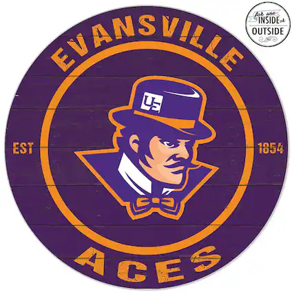 EVANSVILLE
EST 1854
ACES
For use INSIDE or OUTSIDE