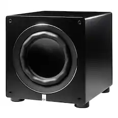 Front. ELAC - ELAC RS700 Varro Reference 12 Inch Smart Subwoofer - Each (Satin Black) - Satin Black.