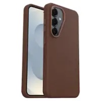 OtterBox - Symmetry Cactus Leather Series Hard Shell for Samsung Galaxy S25 - Brown - Front_Zoom