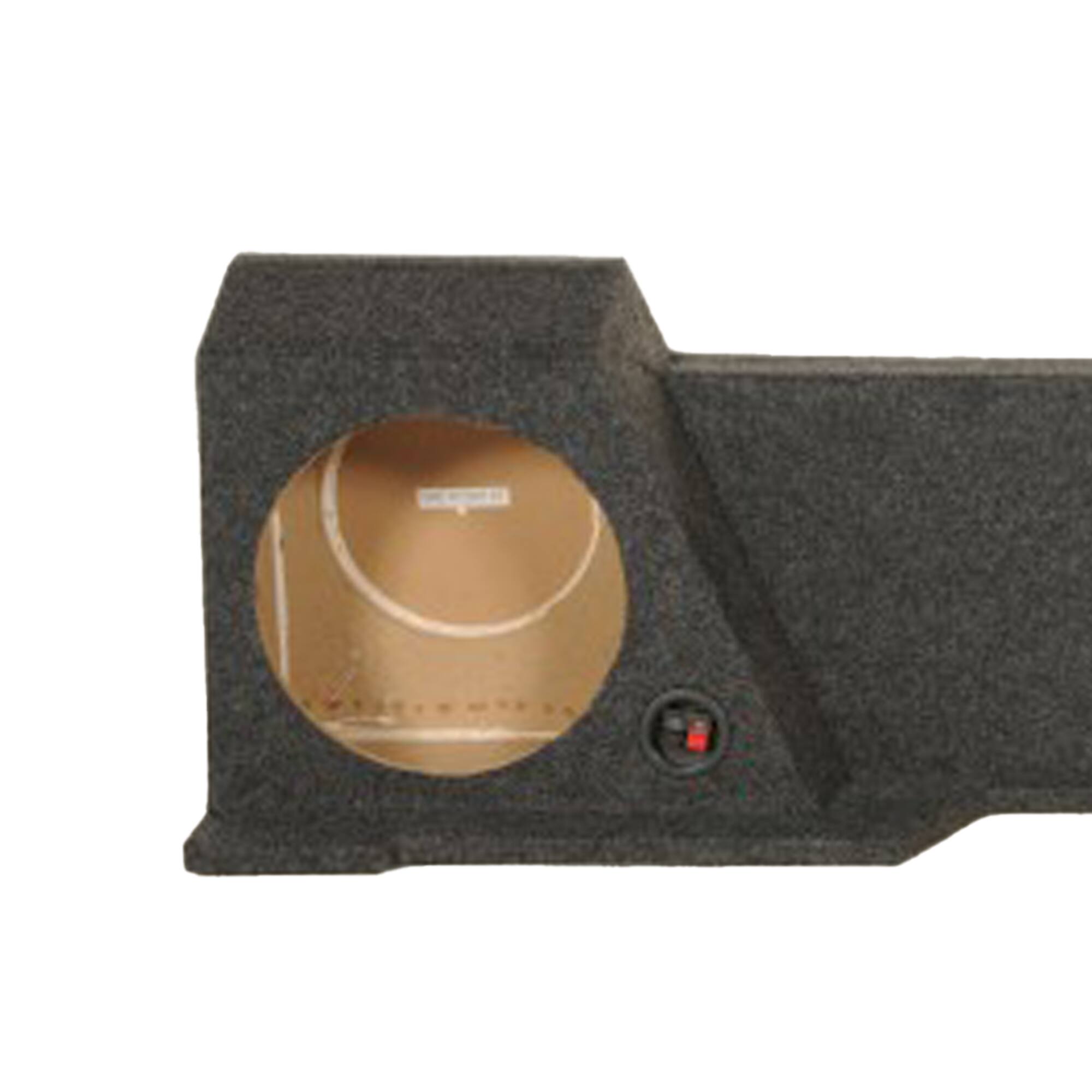 Alt View 2. QPower - QPower Dual 10" Sub Box for Chevy Silverado XCab and GMC Sierra XCab 2007-2013 - CHARCOAL GREY.