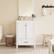 Alt View 5. U-HOMY - Modern Bathroom Vanity with Ceramic Sink, Soft-Close Storage Cabinet and Drawer, Glossy Countertop, White - 24"x18".