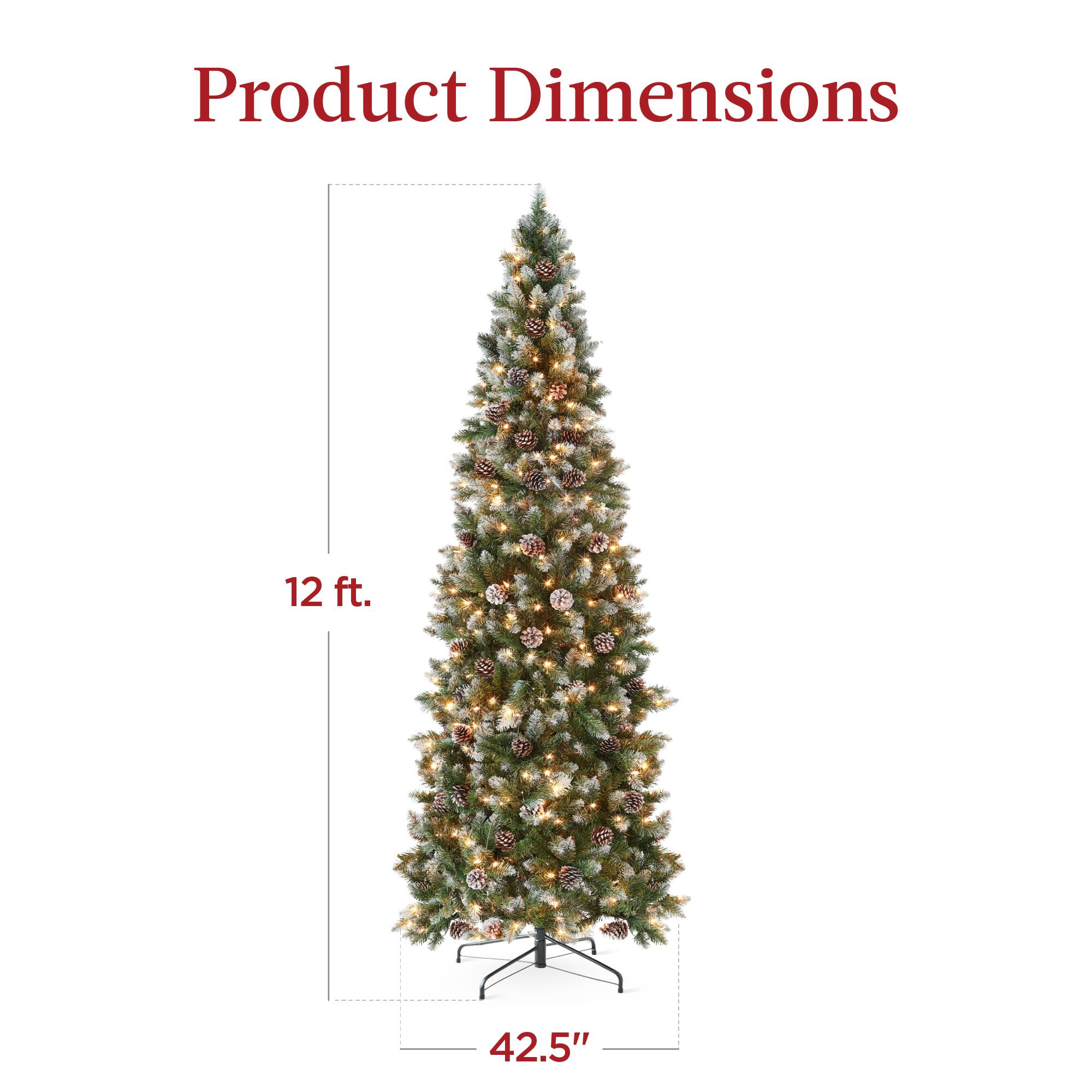 Product Dimensions: 12 ft. x 42.5"